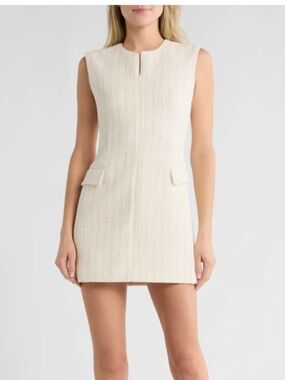 rag & bone Roslyn Tweed Shift Minidress